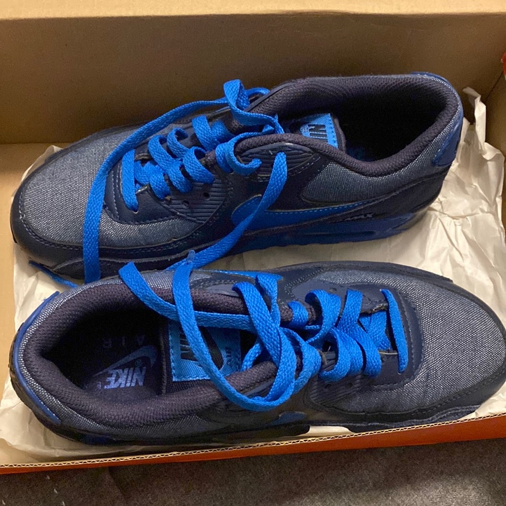 Nike denim athletic shoes